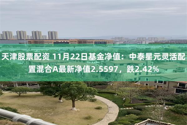 天津股票配资 11月22日基金净值：中泰星元灵活配置混合A最新净值2.5597，跌2.42%